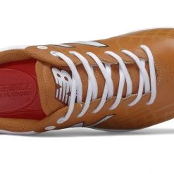 New Balance PL4040v5 Molded Cleats Low-Cut - Texas Orange White Baseball