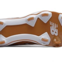 New Balance PL4040v5 Molded Cleats Low-Cut - Texas Orange White Baseball
