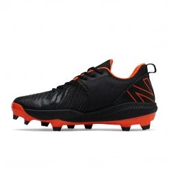 New Balance FuelCell PL4040v6 TPU Molded Cleats Low-Cut - Black Orange Baseball