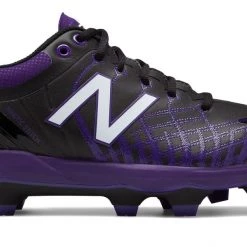 New Balance PL4040v5 TPU Molded Cleats Low-Cut - Black Purple