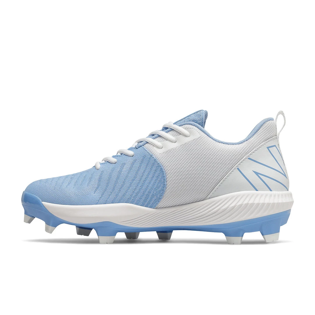 New Balance FuelCell PL4040v6 TPU Molded Cleats Low-Cut - Team Carolina White 5 New Balance FuelCell PL4040v6 TPU Molded Cleats Low-Cut - Team Carolina White