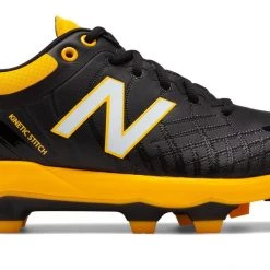 New Balance PL4040v5 TPU Molded Cleats Low-Cut - Black Yellow Baseball