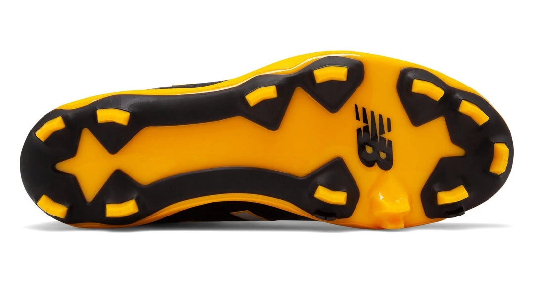 New Balance PL4040v5 TPU Molded Cleats Low-Cut - Black Yellow Baseball 5 New Balance PL4040v5 TPU Molded Cleats Low-Cut - Black Yellow Baseball