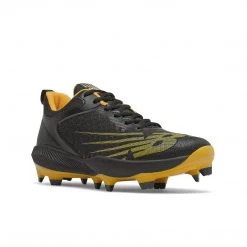 New Balance FuelCell PL4040v6 TPU Molded Cleats Low-Cut - Black Yellow