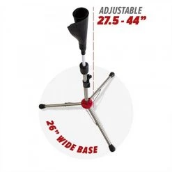 Baseball PowerNet Portable PRO HEAVY Batting Tee - Black