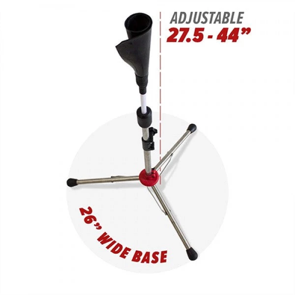 Baseball PowerNet Portable PRO HEAVY Batting Tee - Black 4 Baseball PowerNet Portable PRO HEAVY Batting Tee - Black