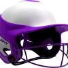 Rip-It Softball Vision Pro Helmet Home - White Purple 2 Rip-It Softball Vision Pro Helmet Home - White Purple