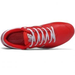 New Balance PL4040v5 Molded Cleats Low-Cut - Red White Baseball
