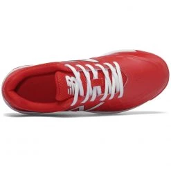 New Balance Youth J4040v5 Molded Baseball Cleats - Red White