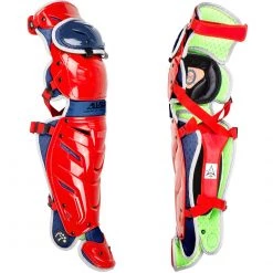 Baseball All-Star System 7 Certified NOCSAE Young USA Pro Catcher's Set (Ages 12-16) - Scarlet White Navy 9 Baseball All-Star System 7 Certified NOCSAE Young USA Pro Catcher's Set (Ages 12-16) - Scarlet White Navy