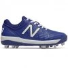 New Balance Youth J4040v5 Molded Baseball Cleats - Royal White 2 New Balance Youth J4040v5 Molded Baseball Cleats - Royal White