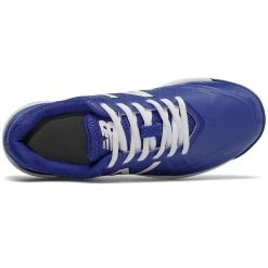 New Balance Youth J4040v5 Molded Baseball Cleats - Royal White