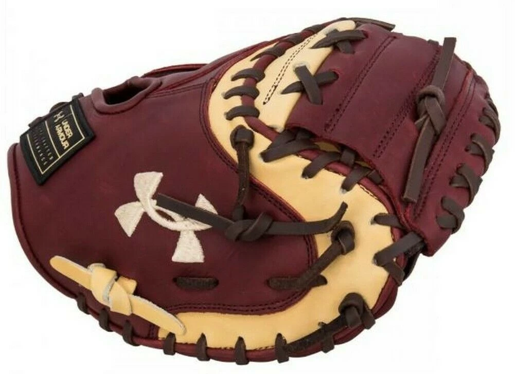 Baseball Under Armour Genuine Pro Series 34.00" Catcher's Mitt - Cherry Cream 5 Baseball Under Armour Genuine Pro Series 34.00" Catcher's Mitt - Cherry Cream