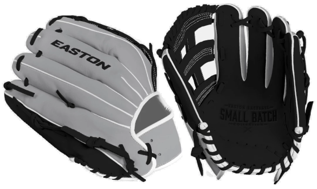 Baseball Easton Small Batch 53 C33 11.75" Infield Glove SMB53-3 C33 - Gray Black 5 Baseball Easton Small Batch 53 C33 11.75" Infield Glove SMB53-3 C33 - Gray Black
