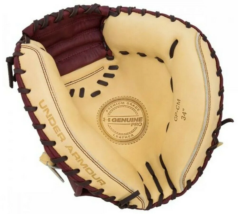 Baseball Under Armour Genuine Pro Series 34.00" Catcher's Mitt - Cherry Cream 4 Baseball Under Armour Genuine Pro Series 34.00" Catcher's Mitt - Cherry Cream