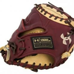 Baseball Under Armour Genuine Pro Series 34.00" Catcher's Mitt - Cherry Cream 9 Baseball Under Armour Genuine Pro Series 34.00