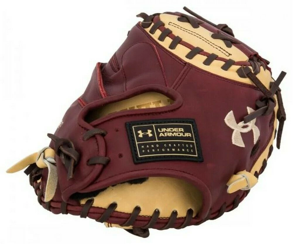 Baseball Under Armour Genuine Pro Series 34.00" Catcher's Mitt - Cherry Cream 6 Baseball Under Armour Genuine Pro Series 34.00" Catcher's Mitt - Cherry Cream