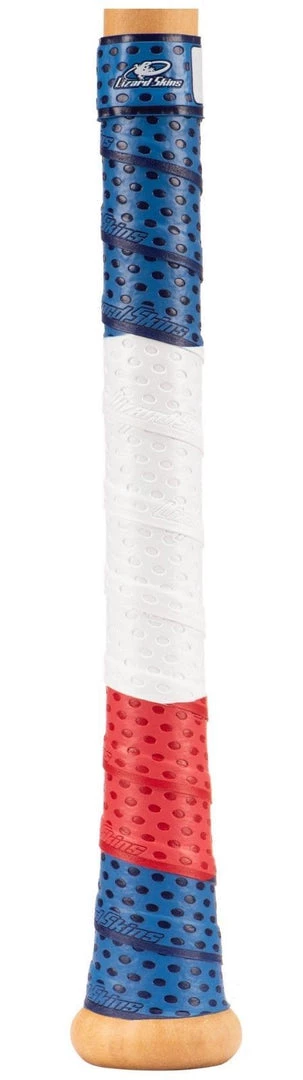 Lizard Skins 1.1mm Bat Grip Heritage Quad Color - Navy White 3 Lizard Skins 1.1mm Bat Grip Heritage Quad Color - Navy White