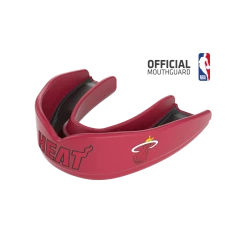 Shock Doctor 8306 SuperFit Basketball NBA Mouthguard Miami Heat - Red Black