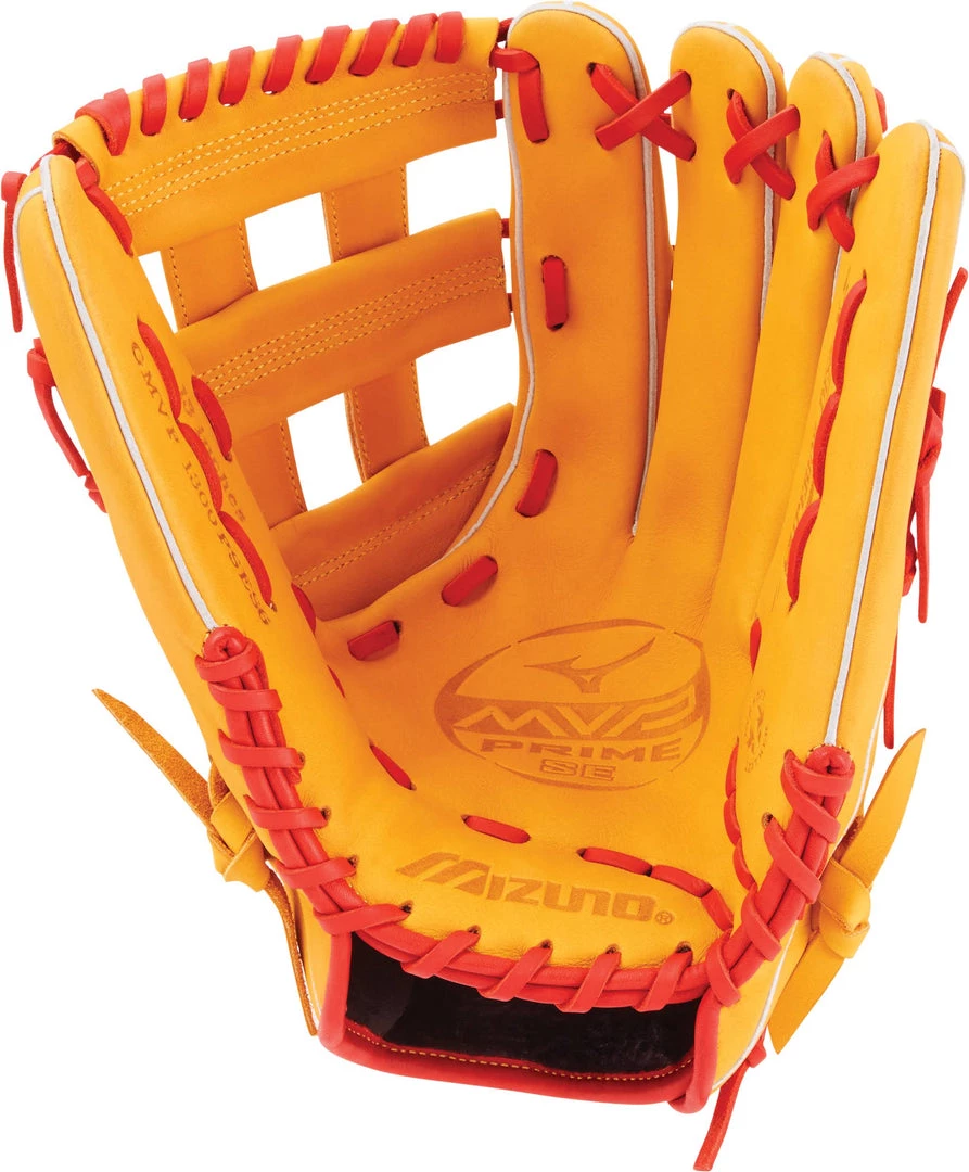 Mizuno Prime SE Slowpitch 13.00" Utility Glove GMVP1300PSES7 - Tan Red Softball 4 Mizuno Prime SE Slowpitch 13.00" Utility Glove GMVP1300PSES7 - Tan Red Softball