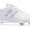 New Balance SMFUSEv1 Fastpitch Metal Cleat Low-Cut - White