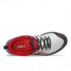 New Balance Velo2 Fresh Foam Metal Cleat Low-Cut - Black Red White Softball