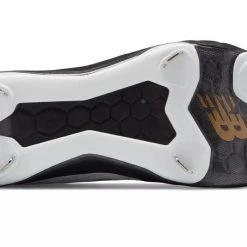 New Balance SMVELOv1 Fastpitch Metal Cleat Low-Cut - White Black 8 New Balance SMVELOv1 Fastpitch Metal Cleat Low-Cut - White Black