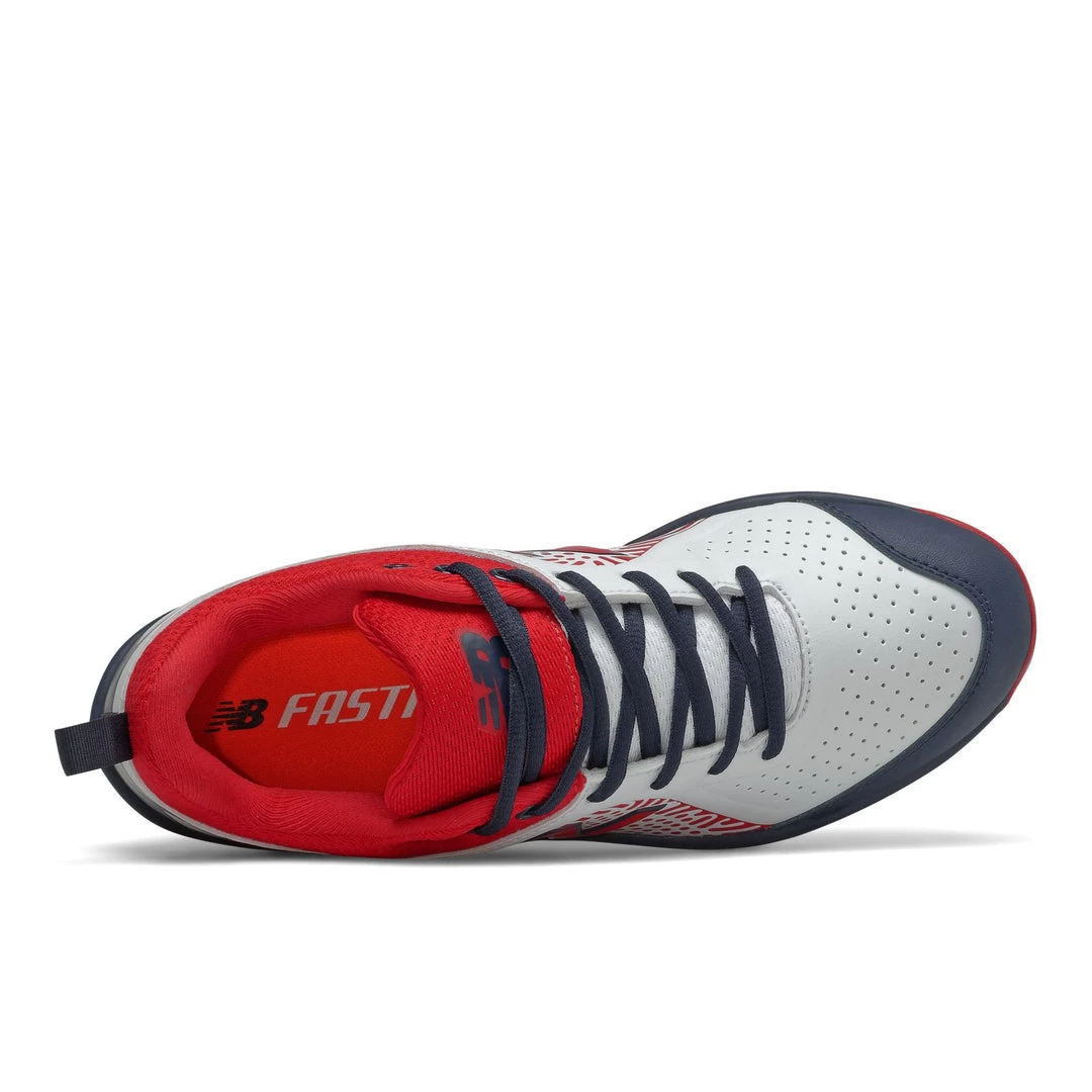 Softball New Balance Velo2 Fresh Foam Molded Cleat Low-Cut - Black Red White 6 Softball New Balance Velo2 Fresh Foam Molded Cleat Low-Cut - Black Red White