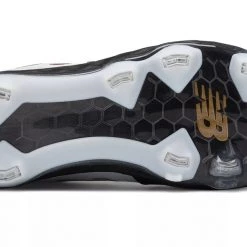 New Balance SPVELOv1 Fastpitch TPU Molded Cleat Low-Cut - White Black Softball