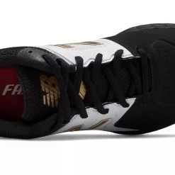 New Balance STVELOv1 Fastpitch Fresh Foam Turf Shoe - White Black Softball