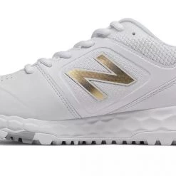 New Balance STVELOv1 Fastpitch Fresh Foam Turf Shoe - White Softball