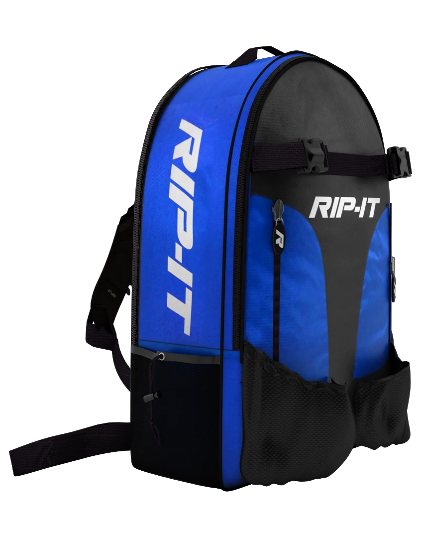 Baseball Rip-It Bat Backpack Black / Royal 3 Baseball Rip-It Bat Backpack Black / Royal