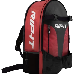 Baseball Rip-It Bat Backpack Black / Scarlet (Red)