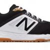 New Balance 3000v4 Fresh Foam Turf Baseball Shoe - Black White 1 New Balance 3000v4 Fresh Foam Turf Baseball Shoe - Black White