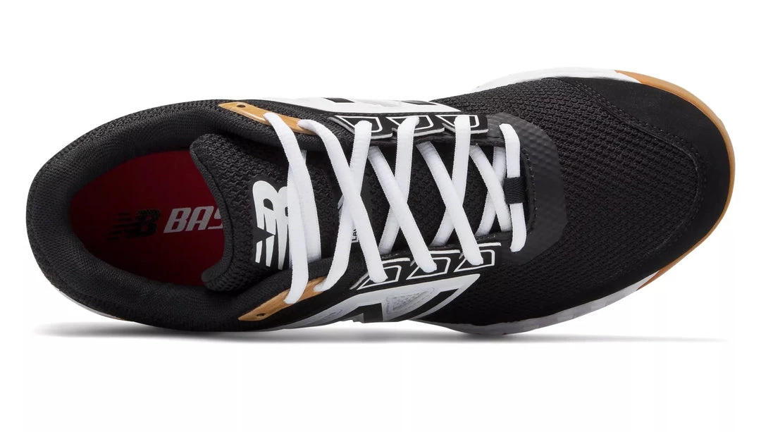 New Balance 3000v4 Fresh Foam Turf Baseball Shoe - Black White 6 New Balance 3000v4 Fresh Foam Turf Baseball Shoe - Black White