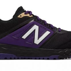 New Balance 3000v4 Fresh Foam Turf Baseball Shoe - Black Purple