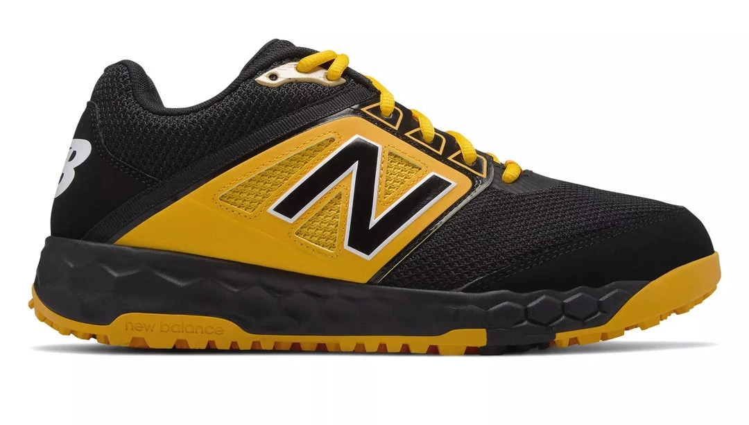 New Balance 3000v4 Fresh Foam Turf Baseball Shoe - Black Yellow 3 New Balance 3000v4 Fresh Foam Turf Baseball Shoe - Black Yellow