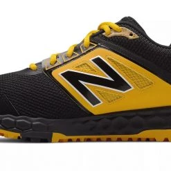 New Balance 3000v4 Fresh Foam Turf Baseball Shoe - Black Yellow