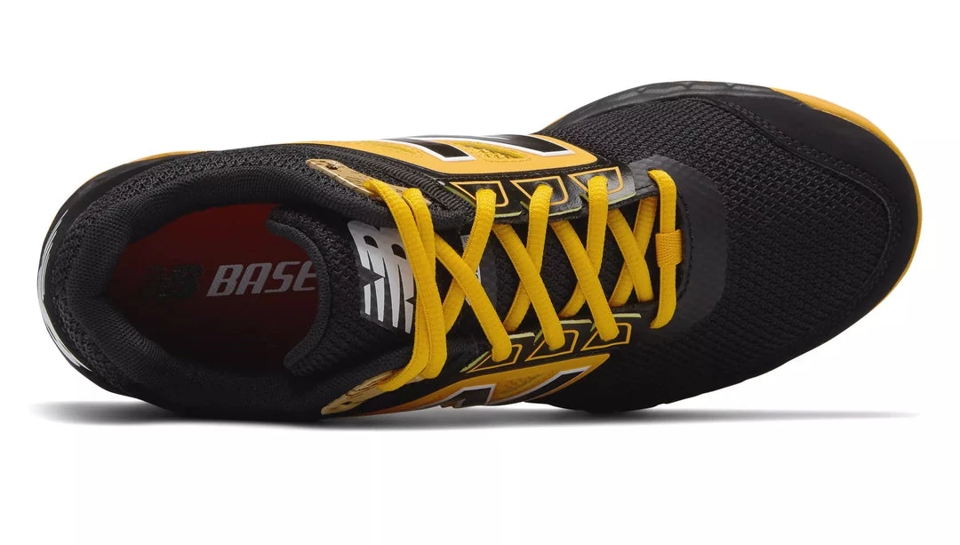 New Balance 3000v4 Fresh Foam Turf Baseball Shoe - Black Yellow 6 New Balance 3000v4 Fresh Foam Turf Baseball Shoe - Black Yellow