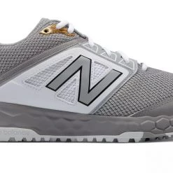New Balance 3000v4 Fresh Foam Turf Baseball Shoe - Gray White