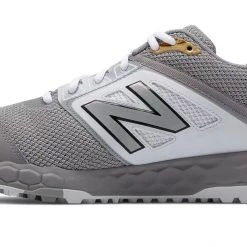 New Balance 3000v4 Fresh Foam Turf Baseball Shoe - Gray White