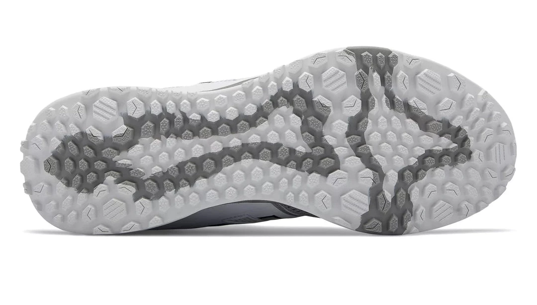 New Balance 3000v4 Fresh Foam Turf Baseball Shoe - Gray White 5 New Balance 3000v4 Fresh Foam Turf Baseball Shoe - Gray White