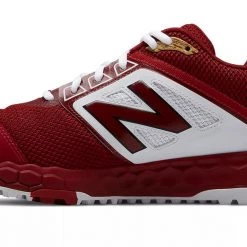 New Balance 3000v4 Fresh Foam Turf Baseball Shoe - Maroon White