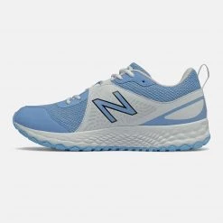 New Balance 3000v5 Fresh Foam Turf Baseball Shoe - Carolina White