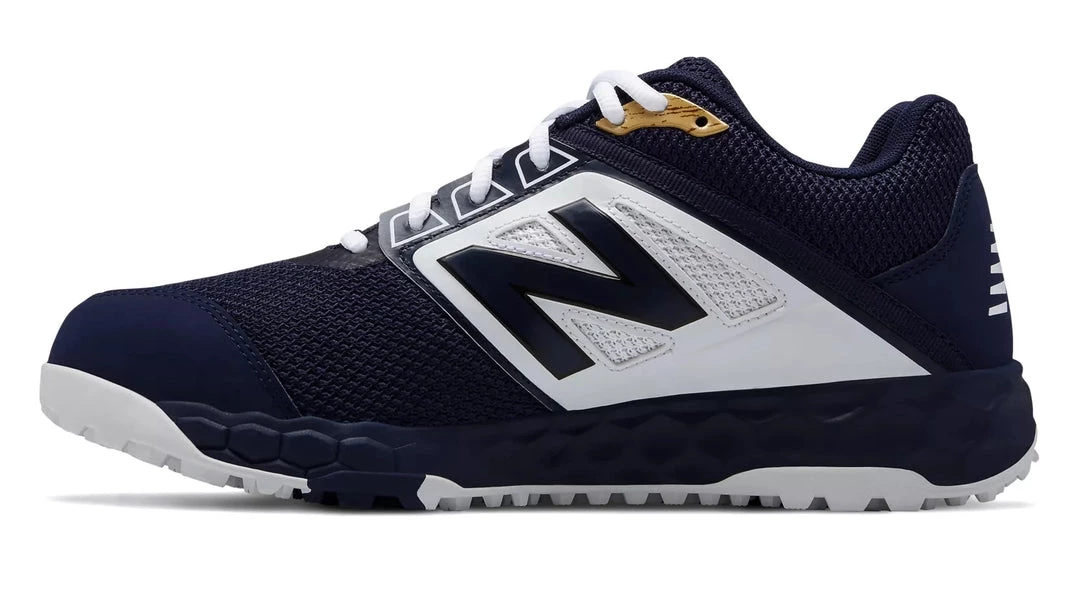 New Balance 3000v4 Fresh Foam Turf Baseball Shoe - Navy White 4 New Balance 3000v4 Fresh Foam Turf Baseball Shoe - Navy White