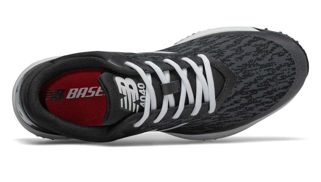 New Balance T4040v5 Turf Synthetic Mesh Shoes - Triple Black Baseball 6 New Balance T4040v5 Turf Synthetic Mesh Shoes - Triple Black Baseball