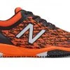 Baseball New Balance T4040v5 Turf Synthetic Mesh Shoes - Black Orange