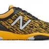 New Balance T4040v5 Turf Synthetic Mesh Shoes - Black Yellow Baseball