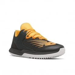 New Balance FuelCell T4040v6 Low Cut Metal Cleat - Black Yellow