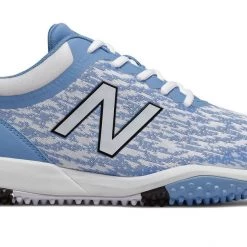 New Balance T4040v5 Turf Synthetic Mesh Shoes - Columbia Blue White